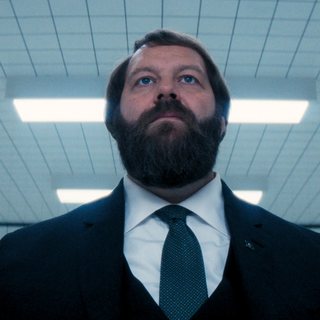 Mr. Drummond as seen in the show, played by Ólafur Darri Ólafsson