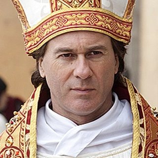 Cardinal Ascanio Sforza as seen in the show, played by Peter Sullivan