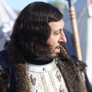 King Charles VIII of France as seen in the show, played by Michel Muller