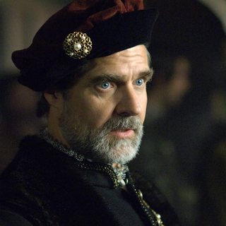 Thomas Howard, Duke of Norfolk as seen in the show, played by Henry Czerny