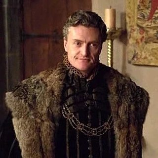 Ambassador Eustace Chapuys as seen in the show, played by Anthony Brophy