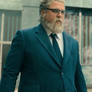 Hazel as seen in the show, played by Cameron Britton
