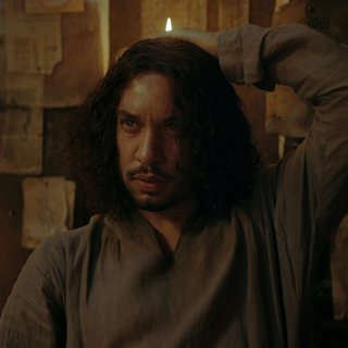 Istredd as seen in the show, played by Royce Pierreson